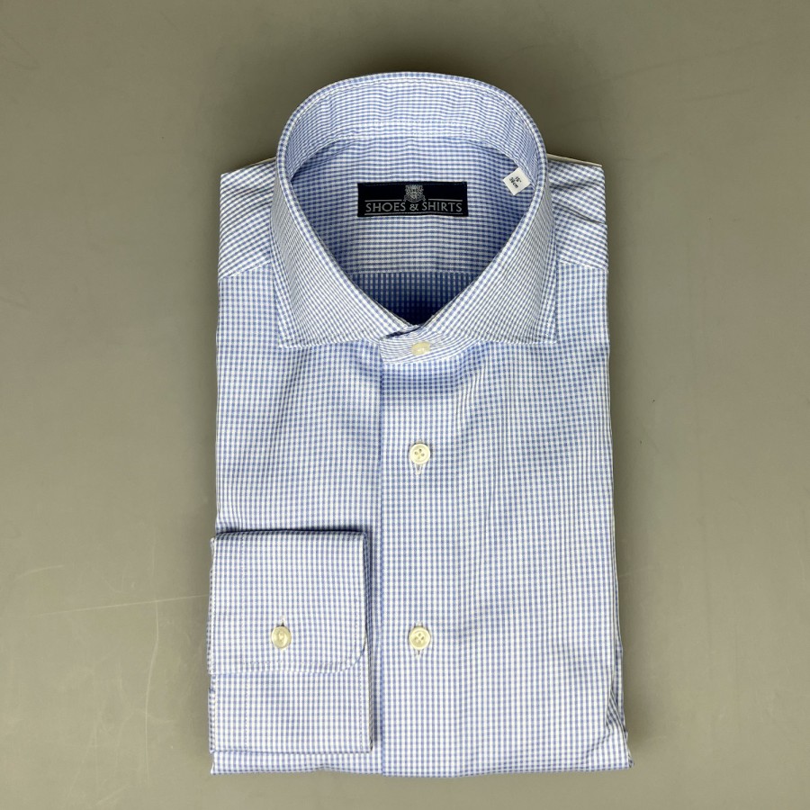 Shirts SHOES & SHIRTS | Shoes & Shirts Cutaway Mf Twill Check