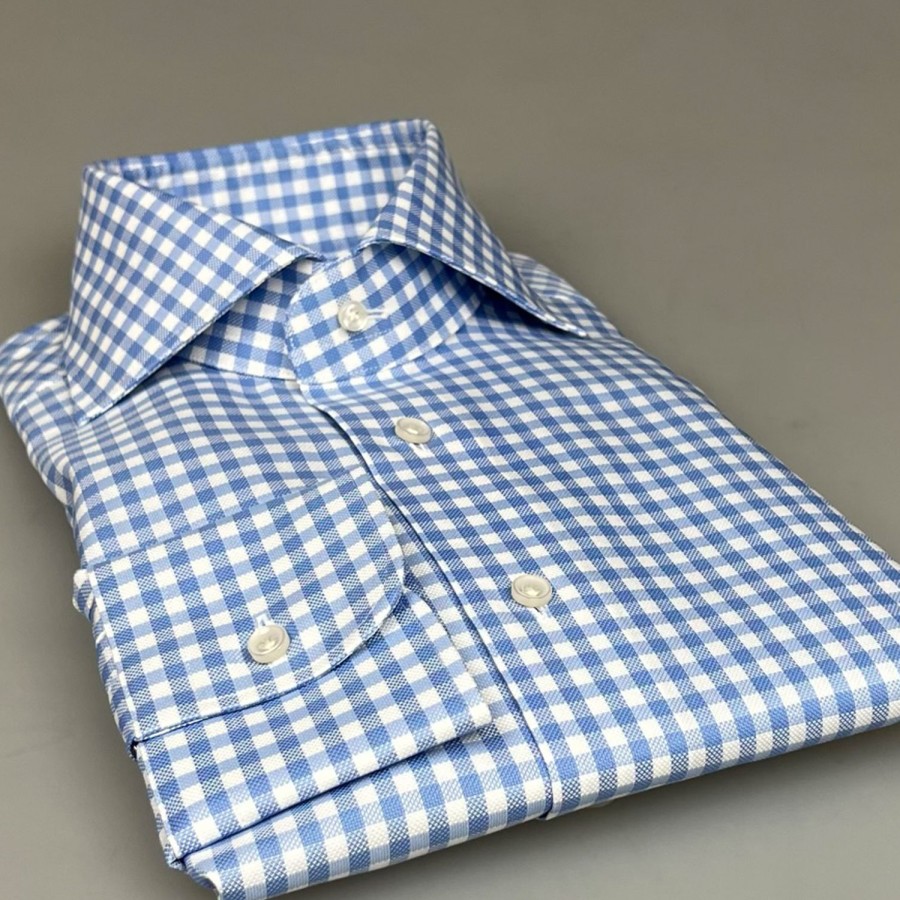 Shirts SHOES & SHIRTS | Shoes & Shirts Cutaway Slim Checks