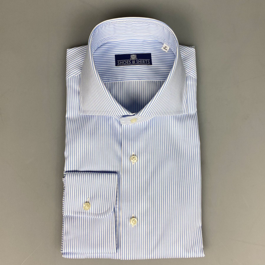 Shirts SHOES & SHIRTS | Shoes & Shirts Cutaway Slim Stripe