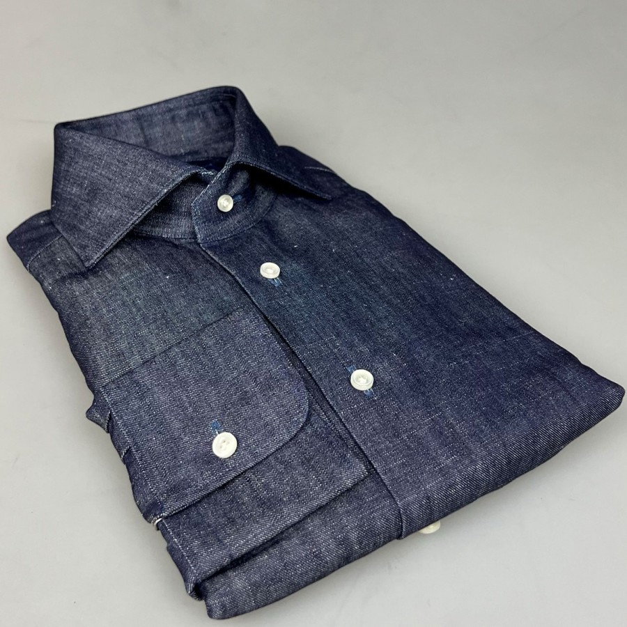 Shirts SHOES & SHIRTS | Shoes & Shirts Cutaway Mf Denim Look