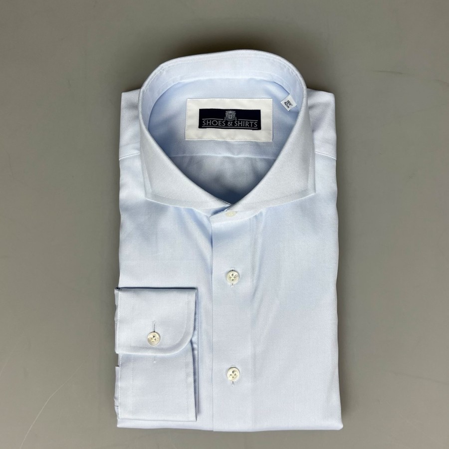 Shirts SHOES & SHIRTS | Shoes & Shirts Cutaway Mf Luxe Oxford