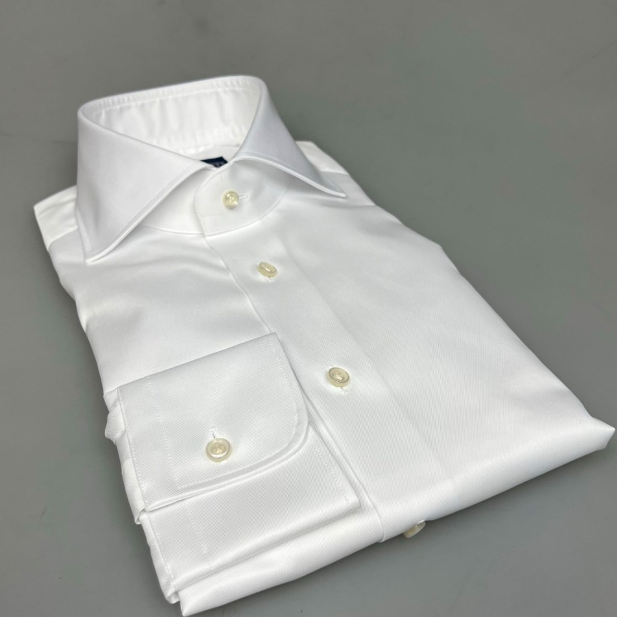 Shirts SHOES & SHIRTS | Shoes & Shirts Cutaway Slim Twill