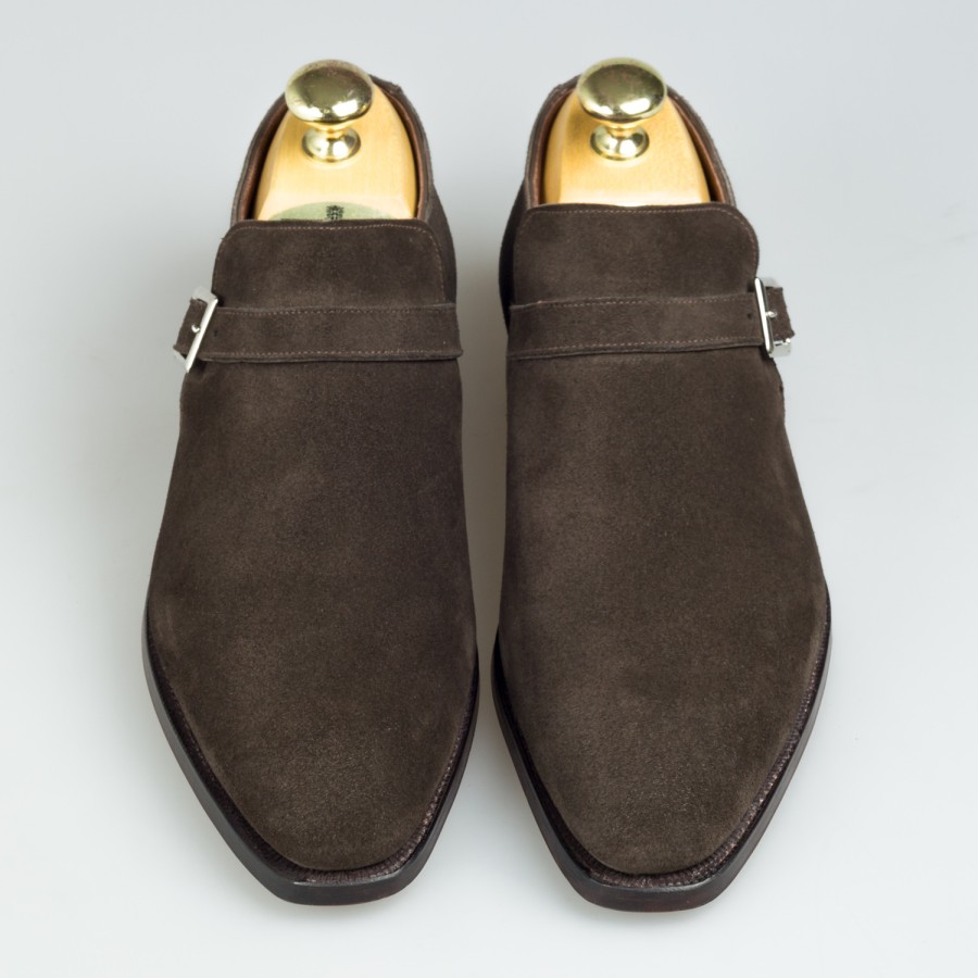 Shoes SHOES & SHIRTS | Crockett & Jones Portman Espresso Suede