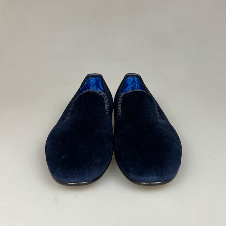 Shoes SHOES & SHIRTS | Bowhill & Elliott Albert Slipper Plain Navy