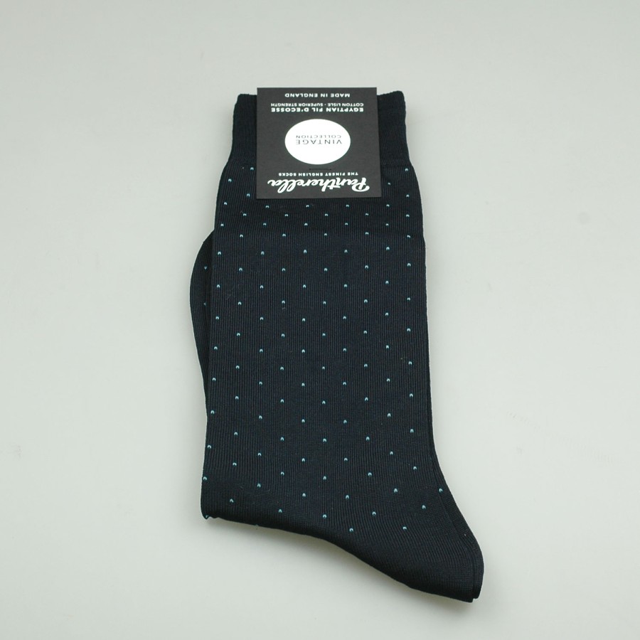 Accessories SHOES & SHIRTS | Pantherella Sock Cotton Pindot