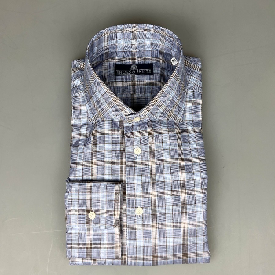 Shirts SHOES & SHIRTS | Shoes & Shirts Cutaway Mf Pied Check