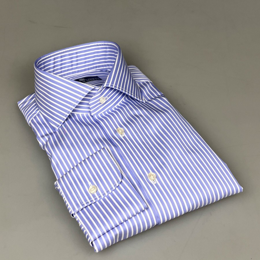 Shirts SHOES & SHIRTS | Shoes & Shirts Cutaway Mf Twill Stripe