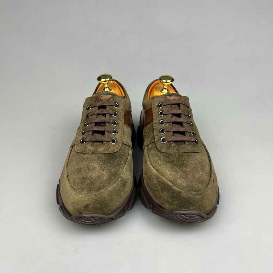 Shoes SHOES & SHIRTS | Bontoni Oreste Sneaker Cipresso