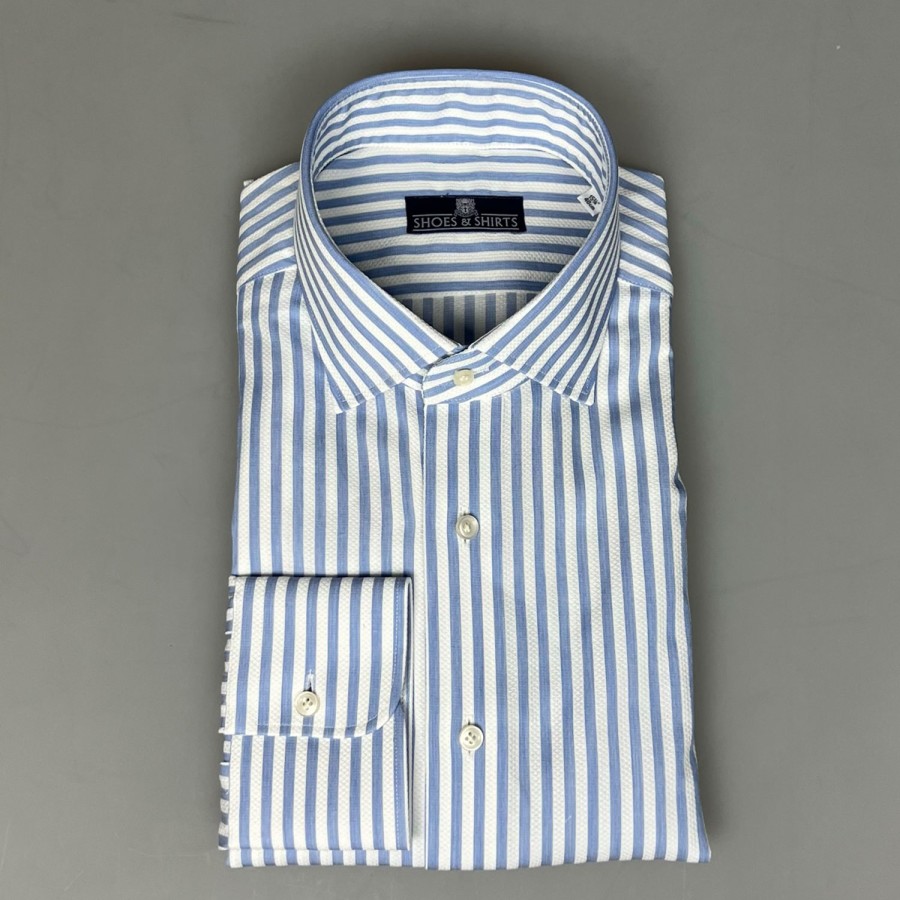 Shirts SHOES & SHIRTS | Shoes & Shirts Spread Mf Weave Stripe