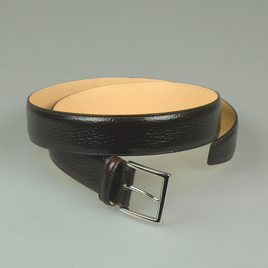 Accessories SHOES & SHIRTS | Crockett & Jones Belt Grain