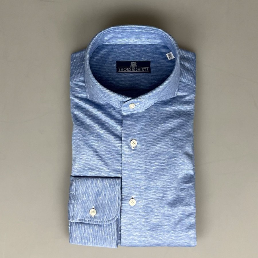 Shirts SHOES & SHIRTS | Shoes & Shirts Cutaway Mf Linen/Cotton