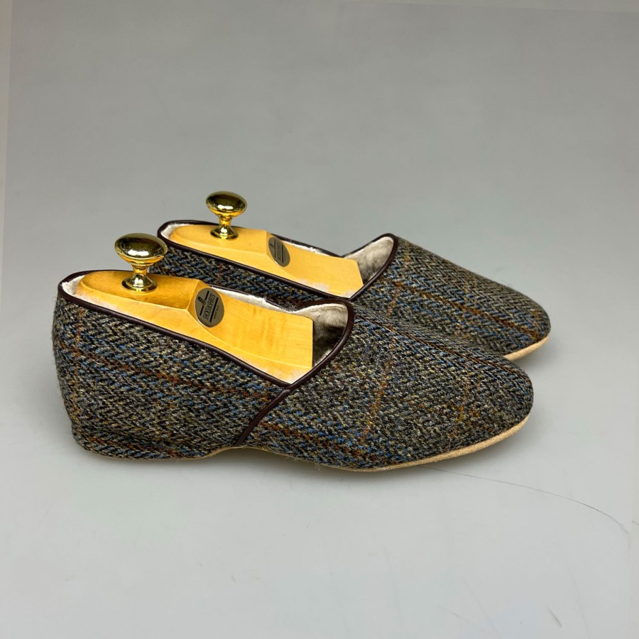 Shoes SHOES & SHIRTS | Shoes & Shirts Tweed/Sheepskin Slipper