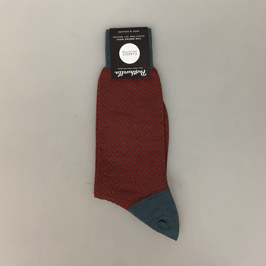 Accessories SHOES & SHIRTS | Pantherella Sock Fishbone Merino