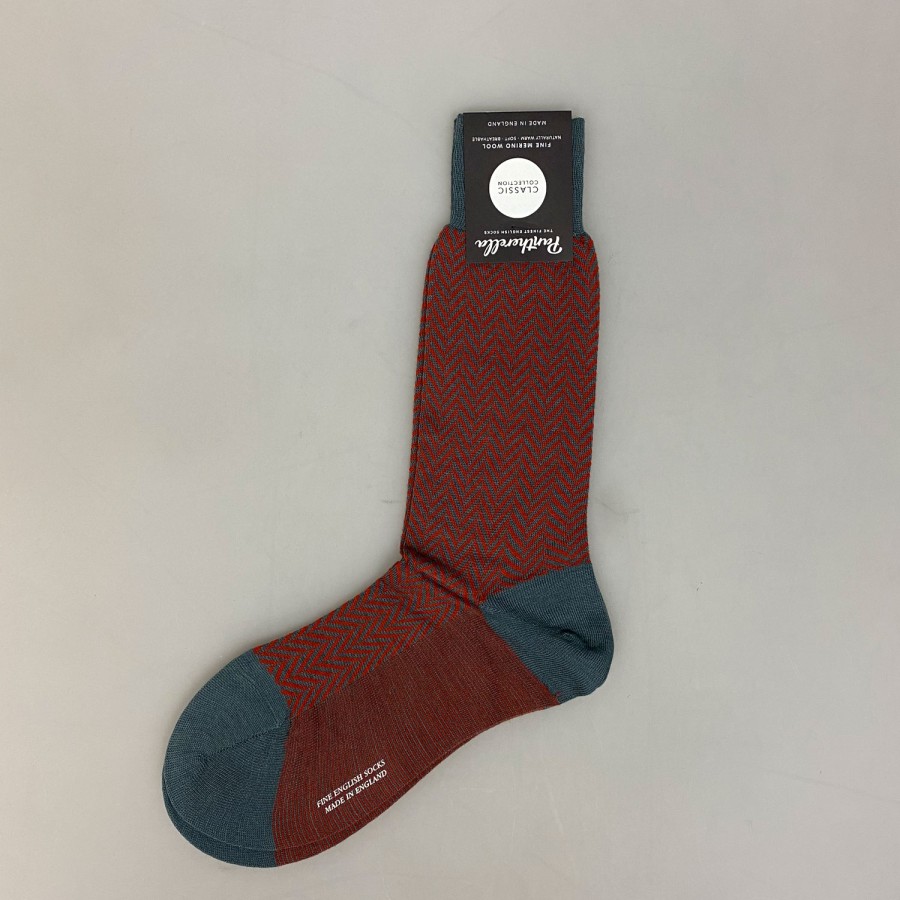 Accessories SHOES & SHIRTS | Pantherella Sock Fishbone Merino